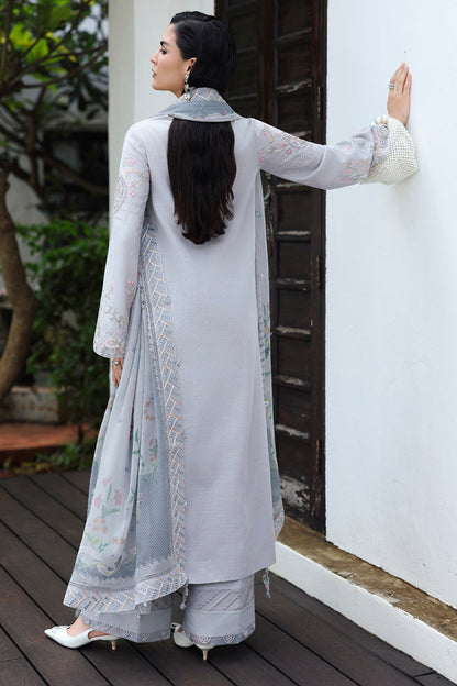 Qalamkar | Q Linen 25 | KL-02 HAZE - Ladies Clothes - Maria Faisal