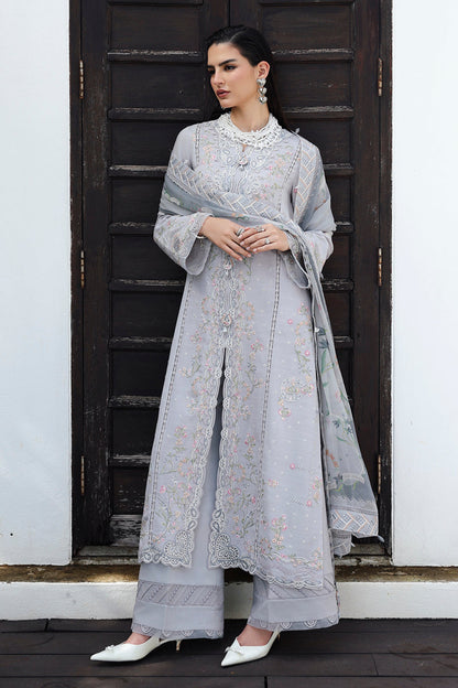 Qalamkar | Q Linen 25 | KL-02 HAZE - Ladies Clothes - Maria Faisal
