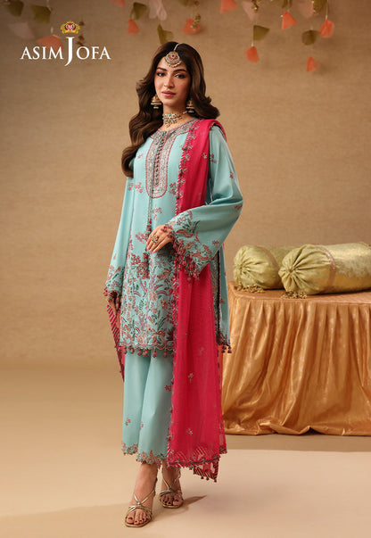Asim Jofa | Kinza Festive Edit | AJULIF-02 - Formal Dress - available at Maria Faisal in UK and USA.