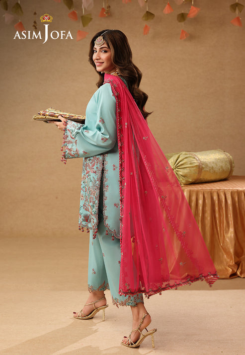 Asim Jofa | Kinza Festive Edit | AJULIF-02 - Formal Dress - available at Maria Faisal in UK and USA.