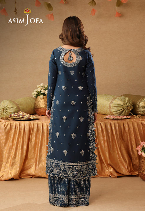 Asim Jofa | Kinza Festive Edit | AJULIF-09 - Formal Dress - available at Maria Faisal in UK and USA.