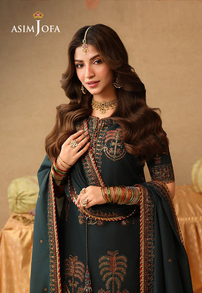 Asim Jofa | Kinza Festive Edit | AJULIF-06 - Formal Dress - available at Maria Faisal in UK and USA.