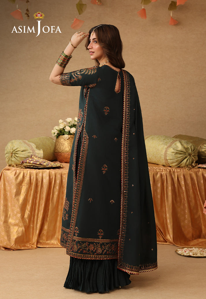 Asim Jofa | Kinza Festive Edit | AJULIF-06 - Formal Dress - available at Maria Faisal in UK and USA.