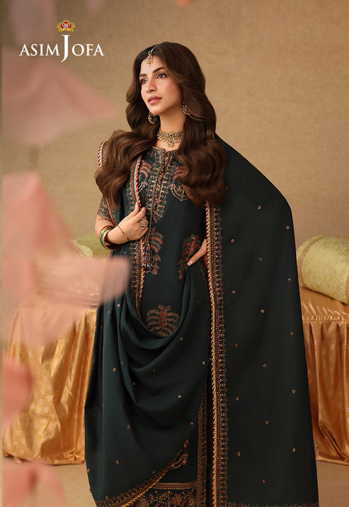 Asim Jofa | Kinza Festive Edit | AJULIF-06 - Formal Dress - available at Maria Faisal in UK and USA.