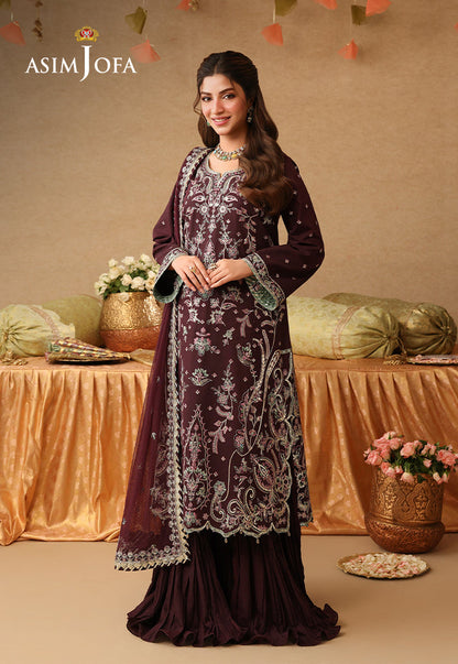 Asim Jofa | Kinza Festive Edit | AJULIF-07 - Formal Dress - available at Maria Faisal in UK and USA.