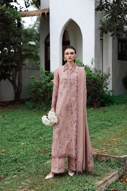 Qalamkar | Q Linen 25 | KL-08 VEIL - Ladies Clothes - Maria Faisal