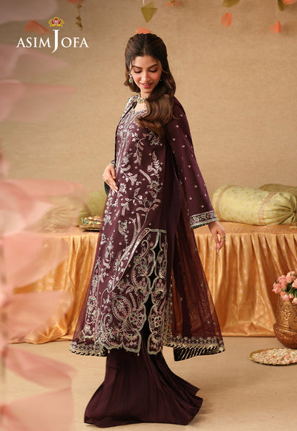 Asim Jofa | Kinza Festive Edit | AJULIF-07 - Formal Dress - available at Maria Faisal in UK and USA.