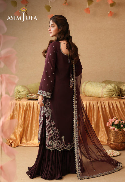 Asim Jofa | Kinza Festive Edit | AJULIF-07 - Formal Dress - available at Maria Faisal in UK and USA.