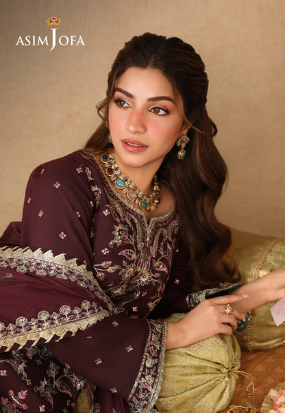 Asim Jofa | Kinza Festive Edit | AJULIF-07 - Formal Dress - available at Maria Faisal in UK and USA.