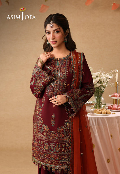 Asim Jofa | Kinza Festive Edit | AJULIF-04 - Formal Dress - available at Maria Faisal in UK and USA.