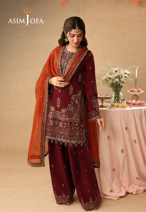 Asim Jofa | Kinza Festive Edit | AJULIF-04 - Formal Dress - available at Maria Faisal in UK and USA.