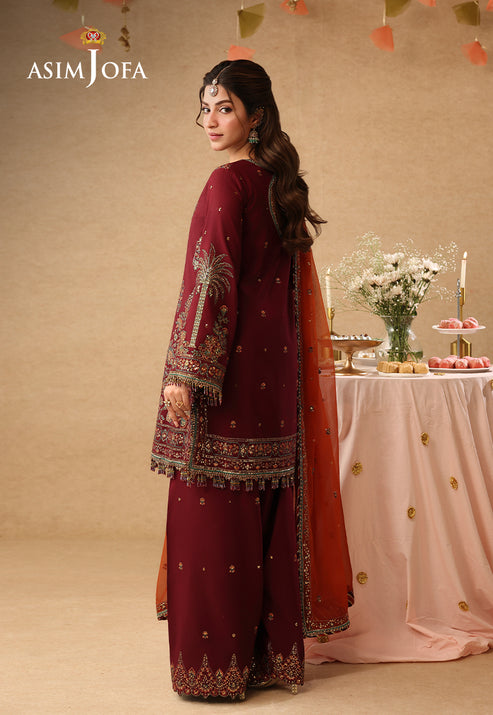 Asim Jofa | Kinza Festive Edit | AJULIF-04 - Formal Dress - available at Maria Faisal in UK and USA.