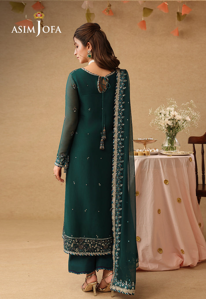 Asim Jofa | Kinza Festive Edit | AJULIF-10 - Formal Dress - available at Maria Faisal in UK and USA.