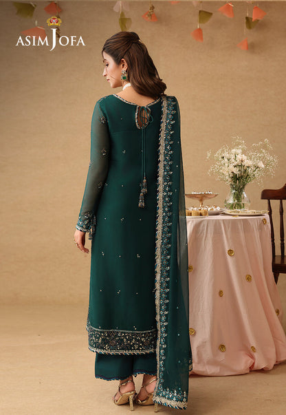 Asim Jofa | Kinza Festive Edit | AJULIF-10 - Formal Dress - available at Maria Faisal in UK and USA.