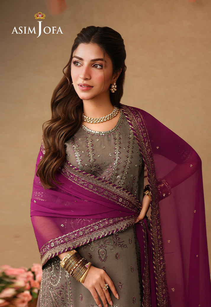 Asim Jofa | Kinza Festive Edit | AJULIF-03 - Formal Dress - available at Maria Faisal in UK and USA.