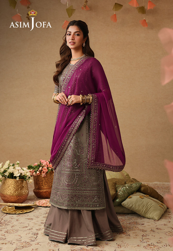 Asim Jofa | Kinza Festive Edit | AJULIF-03 - Formal Dress - available at Maria Faisal in UK and USA.
