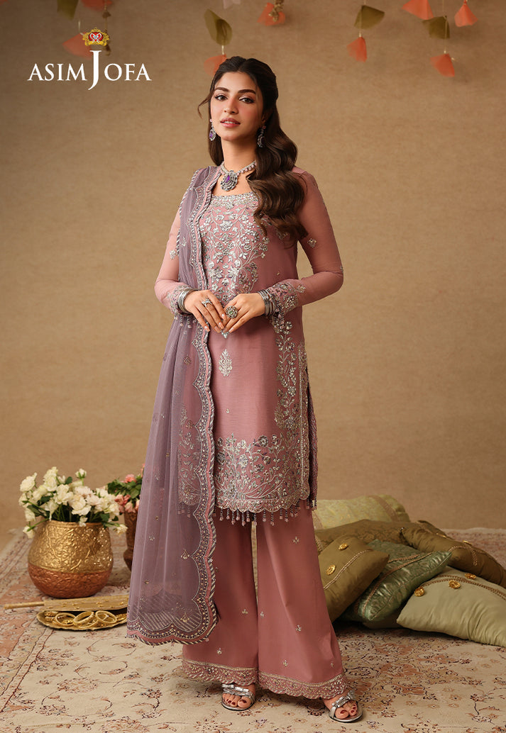 Asim Jofa | Kinza Festive Edit | AJULIF-05 - Formal Dress - available at Maria Faisal in UK and USA.