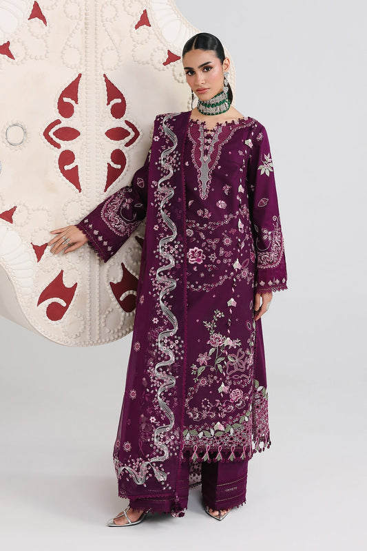 Qalamkar | Festive Lawn 26 | QFL-10 TRESA - Luxury Dress - available at Maria Faisal in UK and USA.