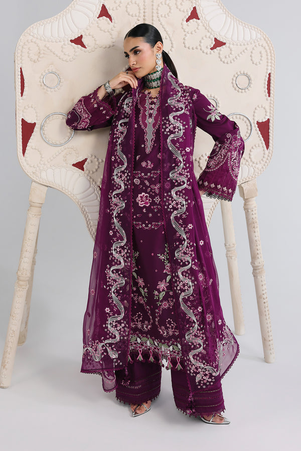 Qalamkar | Festive Lawn 26 | QFL-10 TRESA - Luxury Dress - available at Maria Faisal in UK and USA.
