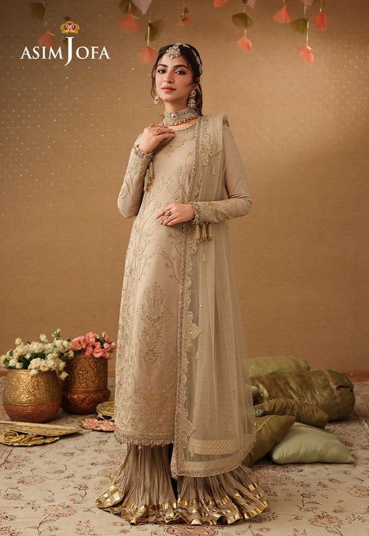 Asim Jofa | Kinza Festive Edit | AJULIF-08 - Formal Dress - available at Maria Faisal in UK and USA.