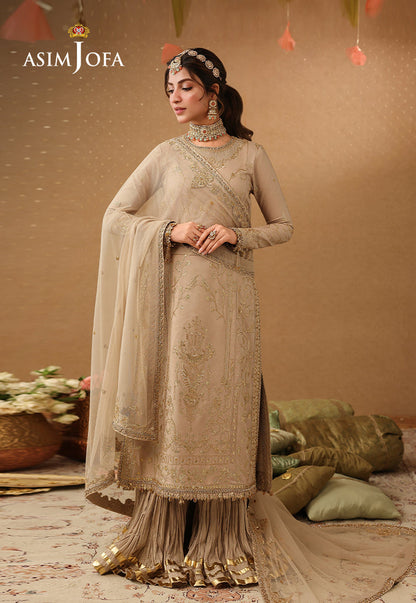 Asim Jofa | Kinza Festive Edit | AJULIF-08 - Formal Dress - available at Maria Faisal in UK and USA.