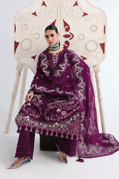 Qalamkar | Festive Lawn 26 | QFL-10 TRESA - Luxury Dress - available at Maria Faisal in UK and USA.