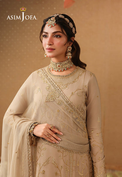 Asim Jofa | Kinza Festive Edit | AJULIF-08 - Formal Dress - available at Maria Faisal in UK and USA.