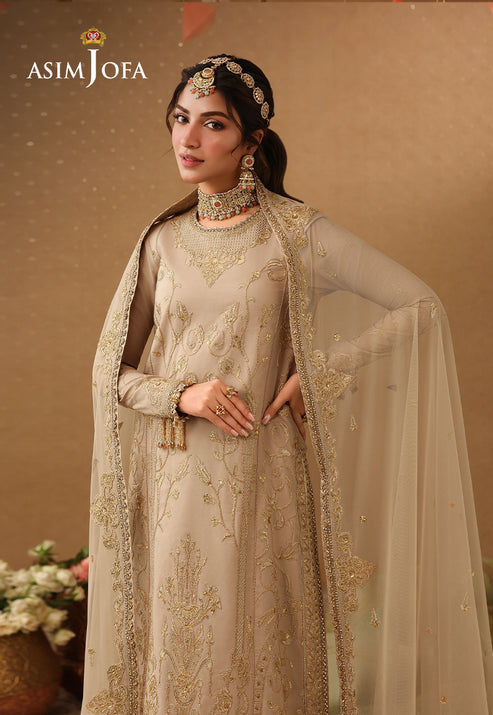 Asim Jofa | Kinza Festive Edit | AJULIF-08 - Formal Dress - available at Maria Faisal in UK and USA.