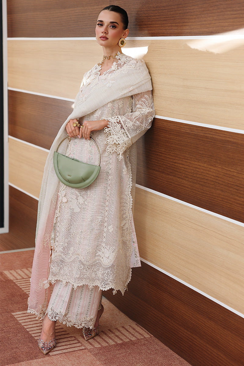 Qalamkar | Chikankari Eid Edit 26 | CM-04 ZIMAL - Luxury Dress - available at Maria Faisal in UK and USA.