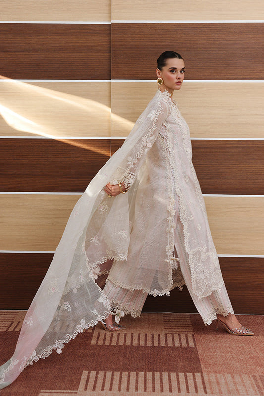 Qalamkar | Chikankari Eid Edit 26 | CM-04 ZIMAL - Luxury Dress - available at Maria Faisal in UK and USA.