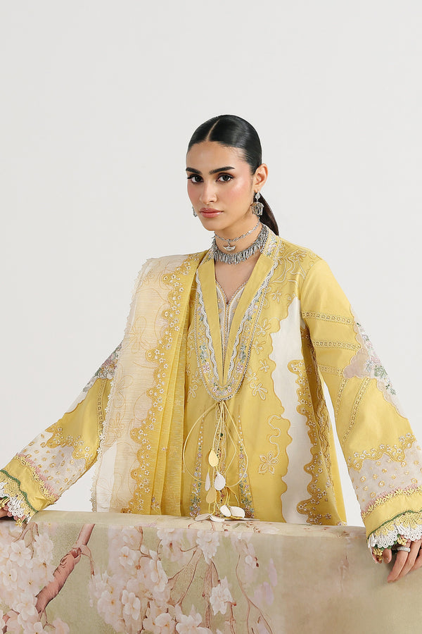 Qalamkar | Festive Lawn 26 | QFL-05 ZARIA - Luxury Dress - available at Maria Faisal in UK and USA.