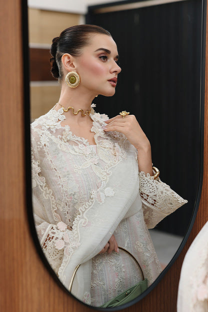 Qalamkar | Chikankari Eid Edit 26 | CM-04 ZIMAL - Luxury Dress - available at Maria Faisal in UK and USA.