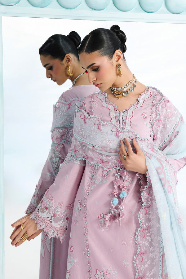 Qalamkar | Festive Lawn 26 | QFL-02 ISANE - Luxury Dress - available at Maria Faisal in UK and USA.