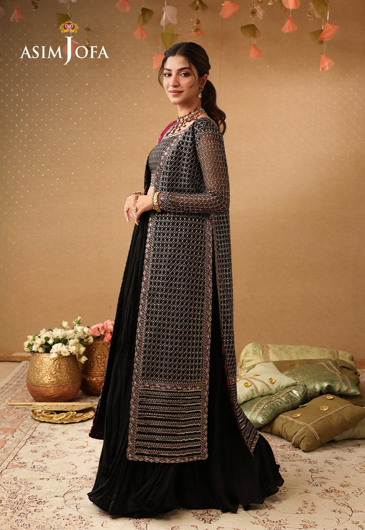Asim Jofa | Kinza Festive Edit | AJULIF-01 - Formal Dress - available at Maria Faisal in UK and USA.