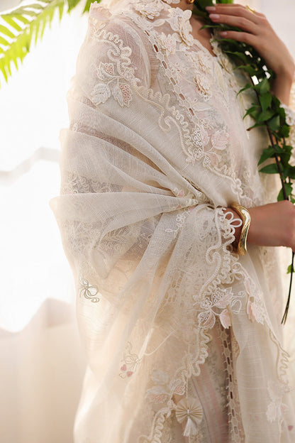 Qalamkar | Chikankari Eid Edit 26 | CM-04 ZIMAL - Luxury Dress - available at Maria Faisal in UK and USA.