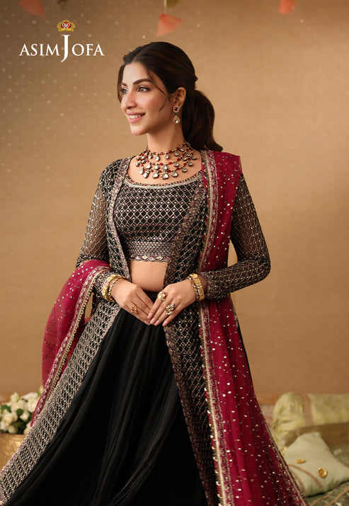 Asim Jofa | Kinza Festive Edit | AJULIF-01 - Formal Dress - available at Maria Faisal in UK and USA.