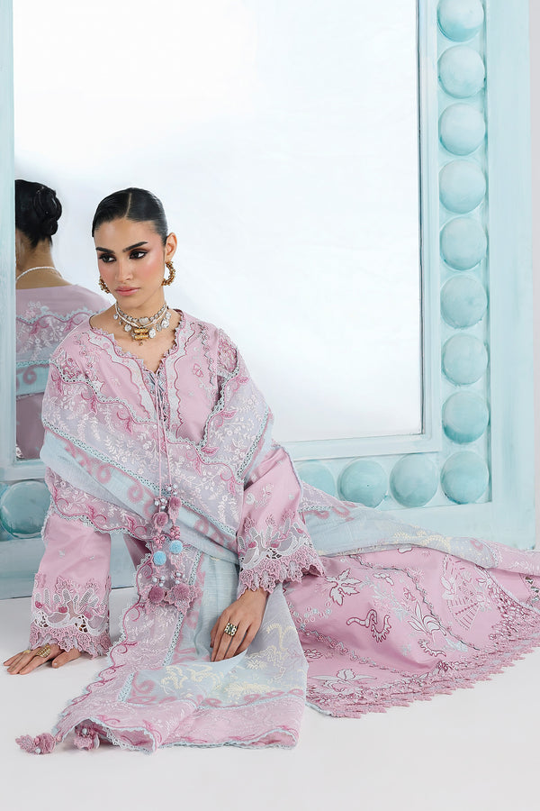 Qalamkar | Festive Lawn 26 | QFL-02 ISANE - Luxury Dress - available at Maria Faisal in UK and USA.