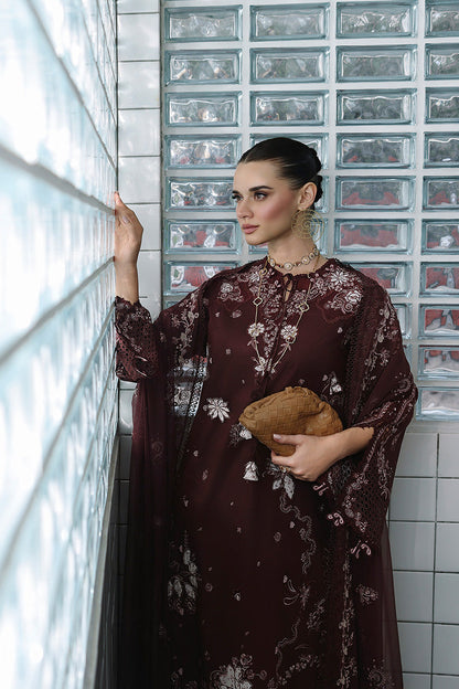 Qalamkar | Chikankari Eid Edit 26 | CM-01 ESHAL - Luxury Dress - available at Maria Faisal in UK and USA.