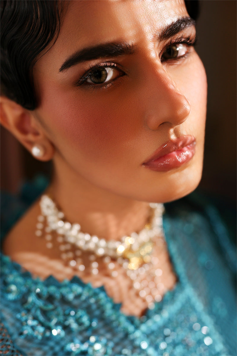 Qalamkar | Luxury Pret 25 | LP-07 TANIA - Formal Dress - available at Maria Faisal in UK and USA.