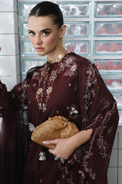 Qalamkar | Chikankari Eid Edit 26 | CM-01 ESHAL - Luxury Dress - available at Maria Faisal in UK and USA.