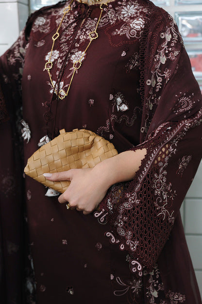 Qalamkar | Chikankari Eid Edit 26 | CM-01 ESHAL - Luxury Dress - available at Maria Faisal in UK and USA.