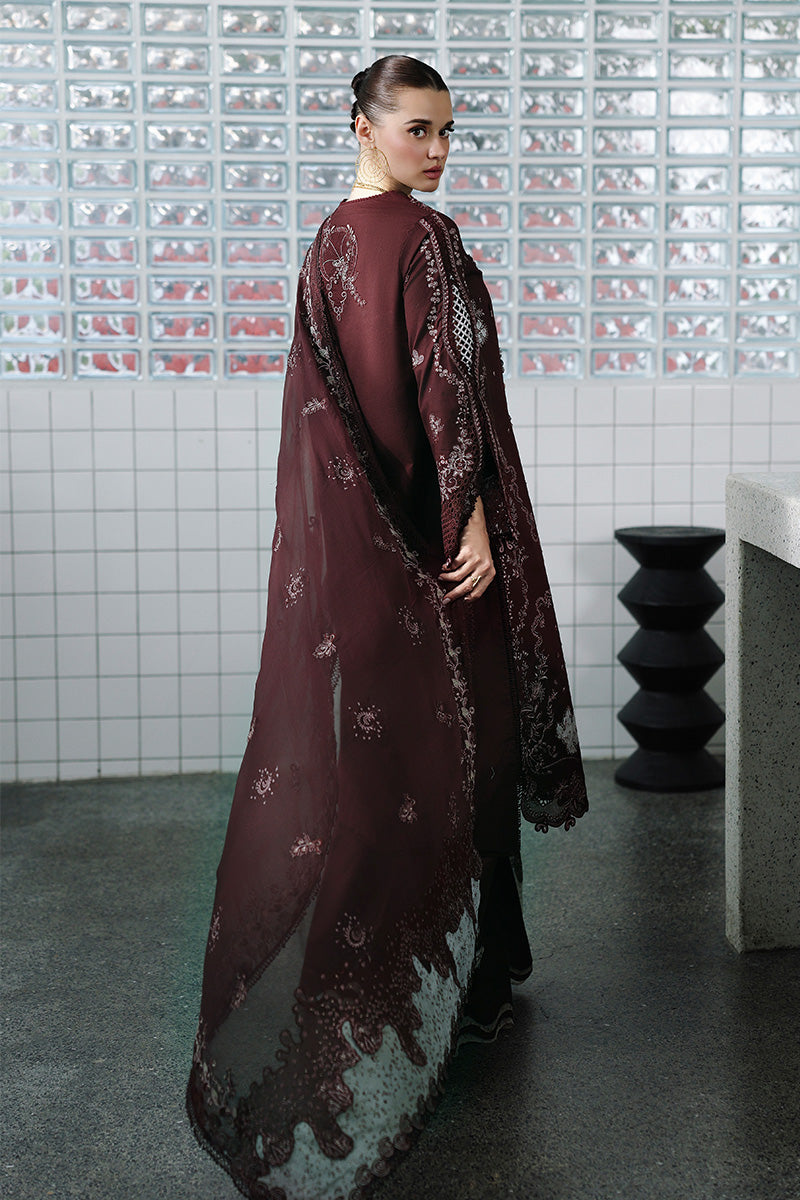 Qalamkar | Chikankari Eid Edit 26 | CM-01 ESHAL - Luxury Dress - available at Maria Faisal in UK and USA.