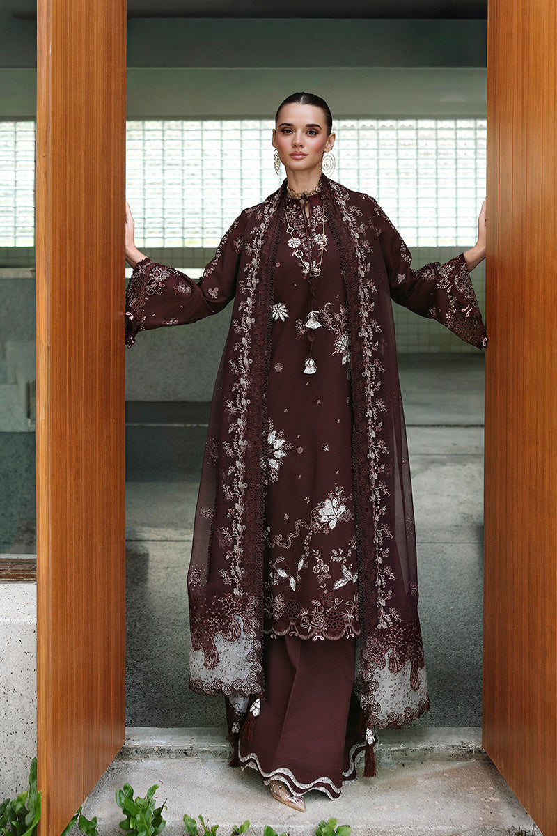Qalamkar | Chikankari Eid Edit 26 | CM-01 ESHAL - Luxury Dress - available at Maria Faisal in UK and USA.