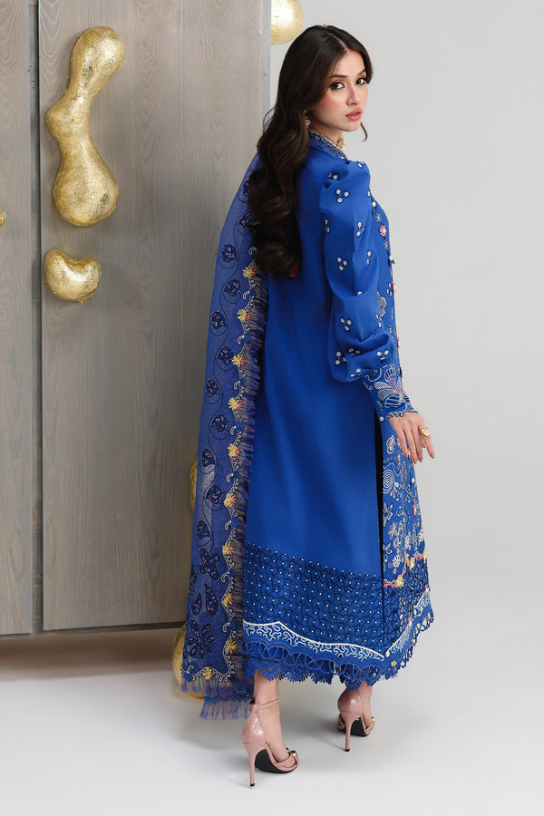 Qalamkar | Festive Lawn 26 | QFL-06 EMINA - Luxury Dress - available at Maria Faisal in UK and USA.