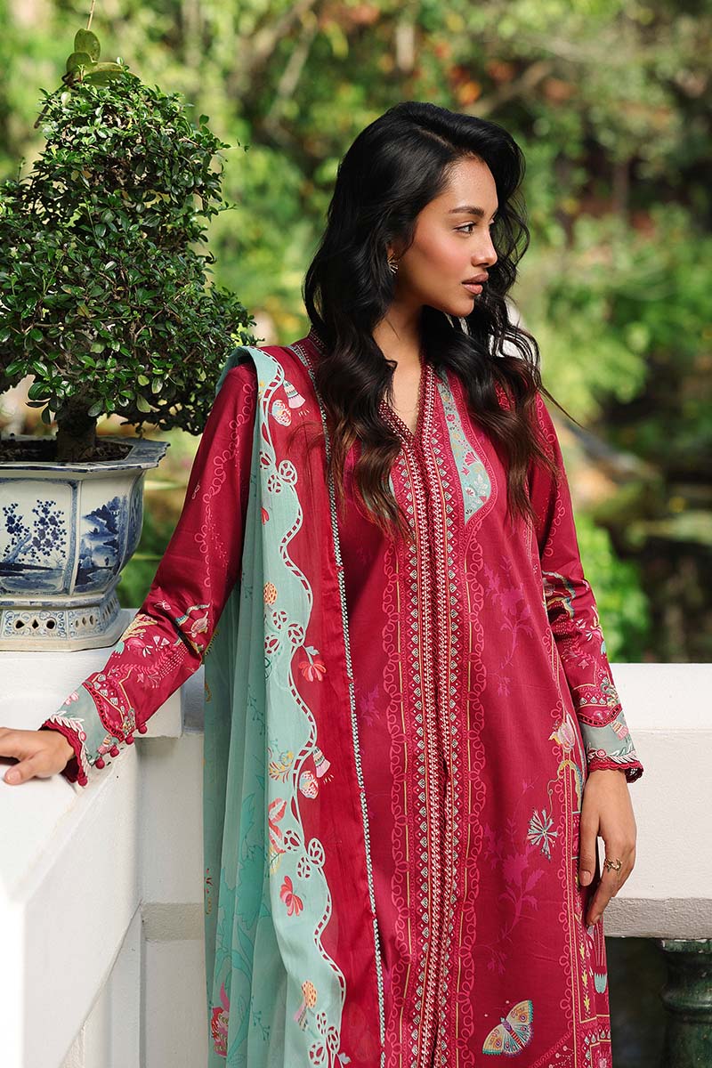 Qalamkar | Q Prints 26 | AX - 05 (A) BRIE - Luxury Dress - available at Maria Faisal in UK and USA.