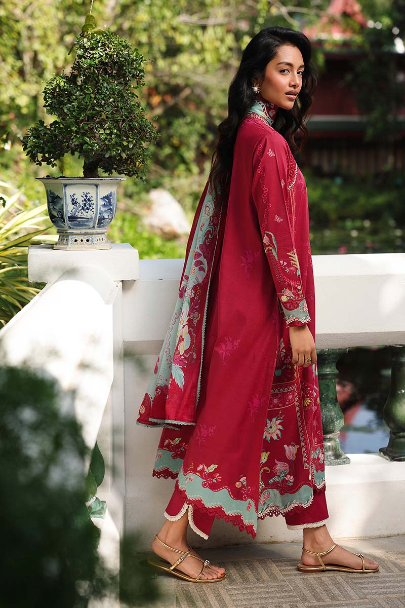 Qalamkar | Q Prints 26 | AX - 05 (A) BRIE - Luxury Dress - available at Maria Faisal in UK and USA.