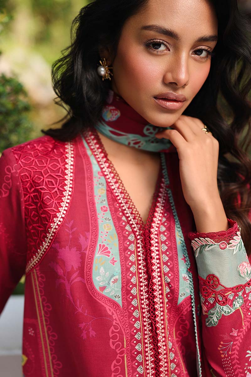 Qalamkar | Q Prints 26 | AX - 05 (A) BRIE - Luxury Dress - available at Maria Faisal in UK and USA.