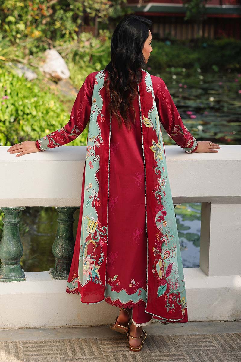 Qalamkar | Q Prints 26 | AX - 05 (A) BRIE - Luxury Dress - available at Maria Faisal in UK and USA.
