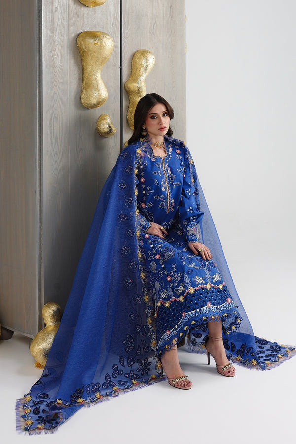 Qalamkar | Festive Lawn 26 | QFL-06 EMINA - Luxury Dress - available at Maria Faisal in UK and USA.