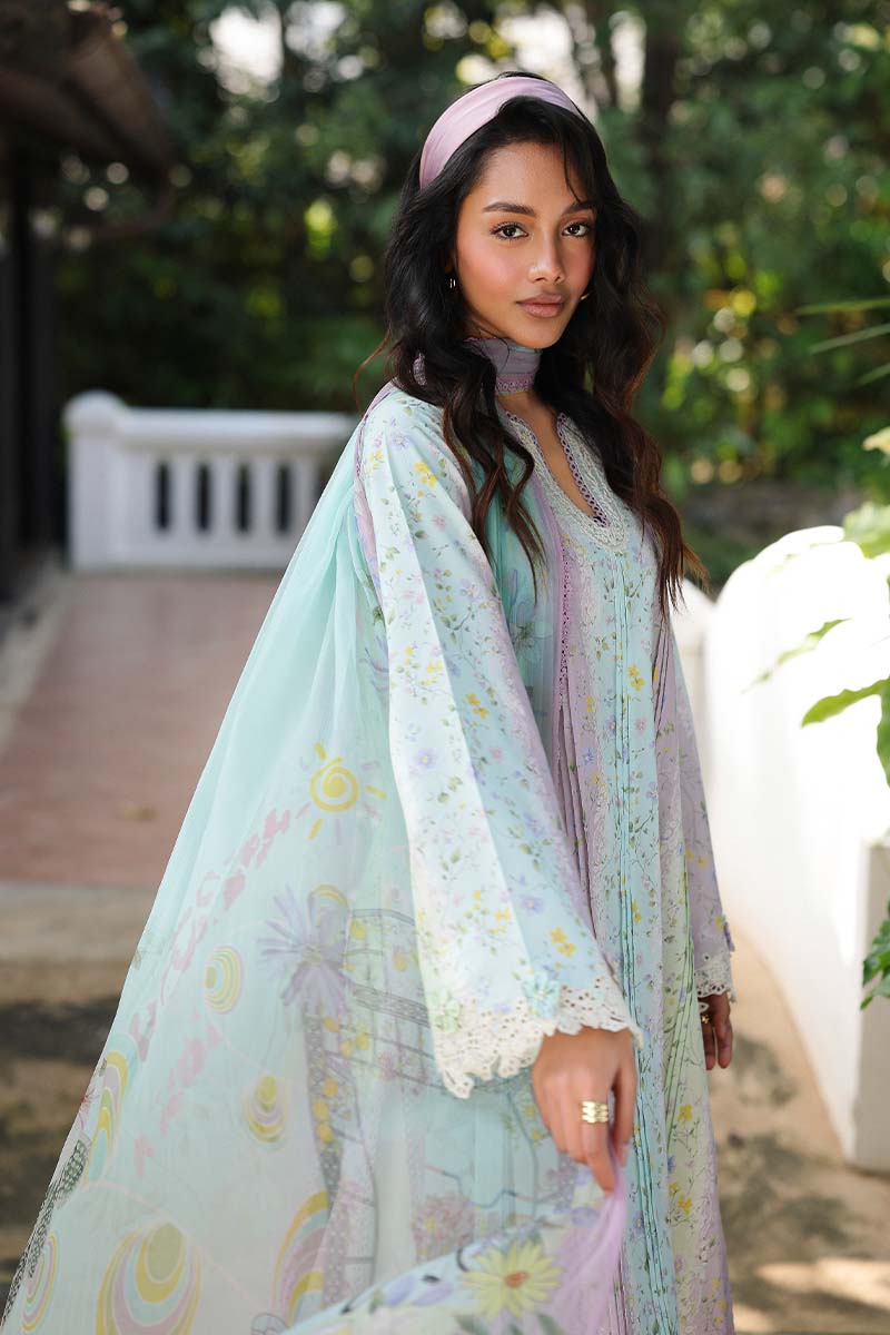 Qalamkar | Q Prints 26 | AX-07 (A) XEINA - Luxury Dress - available at Maria Faisal in UK and USA.